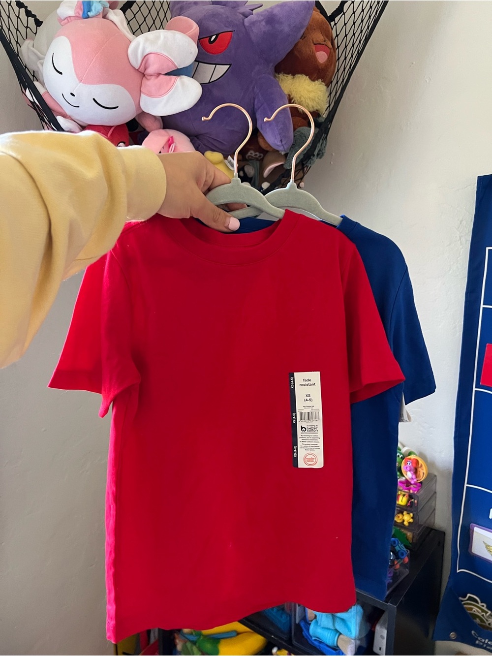 Kids Short-Sleeve Red T-Shirt - Classic Crew Neck